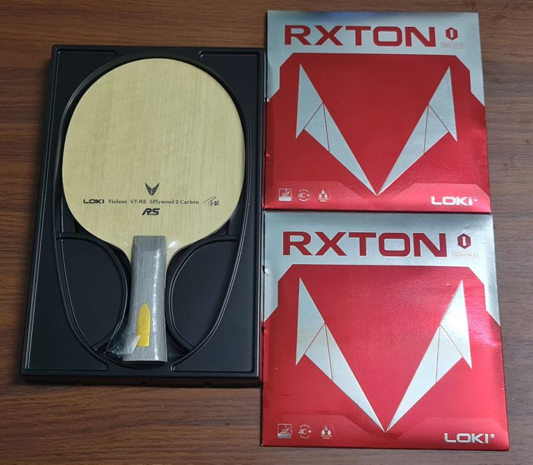 Loki Rxton V Combo : Cốt Loki V7RS + 2 mặt RXTON Premium - Bóng bàn Hà Nội